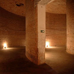 The Speed of Sound | Site-specific installation that transforms the water reservoir’s unique architectural form and acoustics into an immersive sonic and light environment.