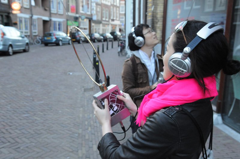 Radioscape - two participants each with a dedicated receiver